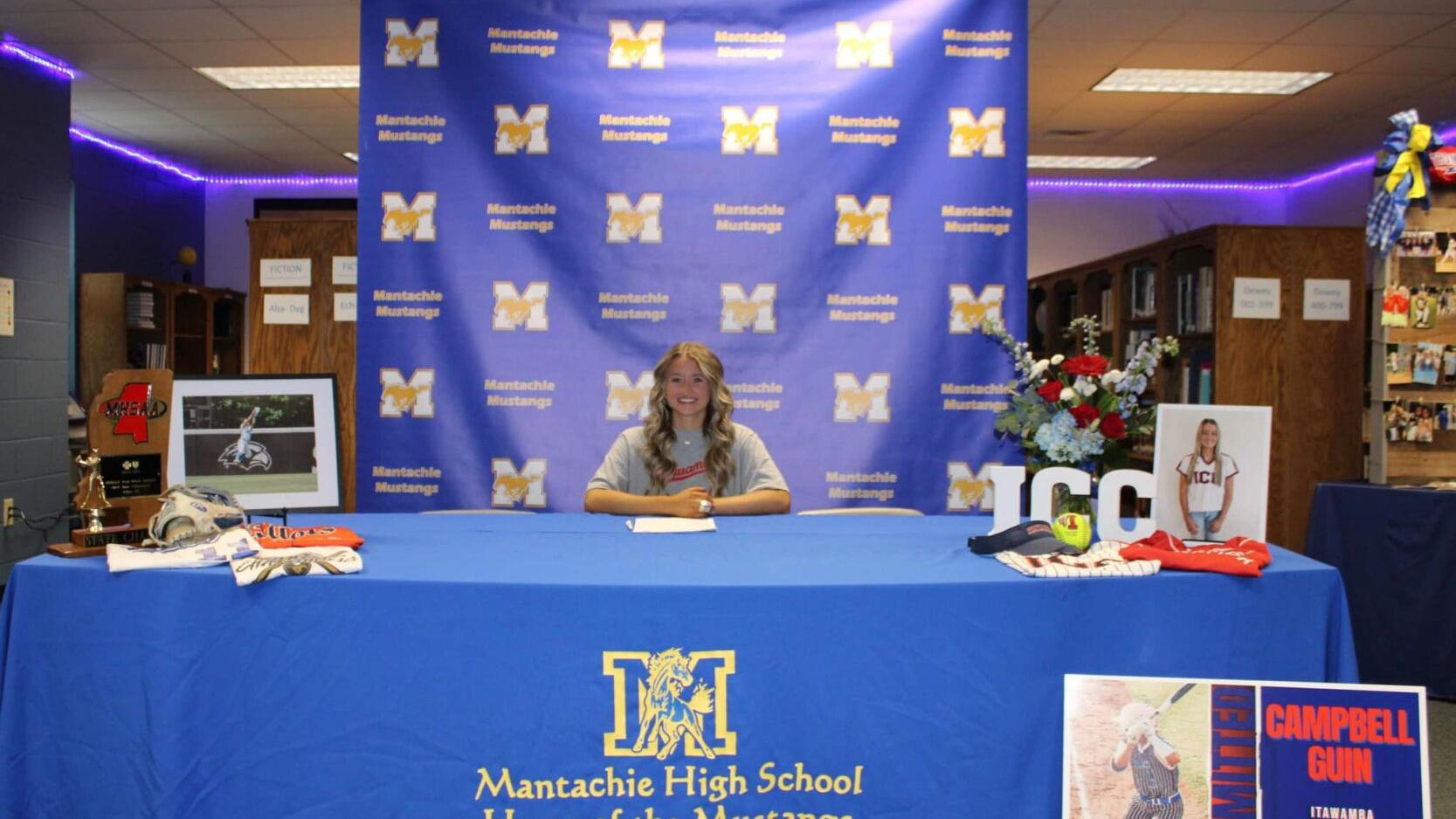 Five Mantachie athletes to continue athletic careers